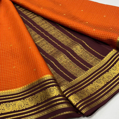 Pure Mysore Crepe Silk Saree