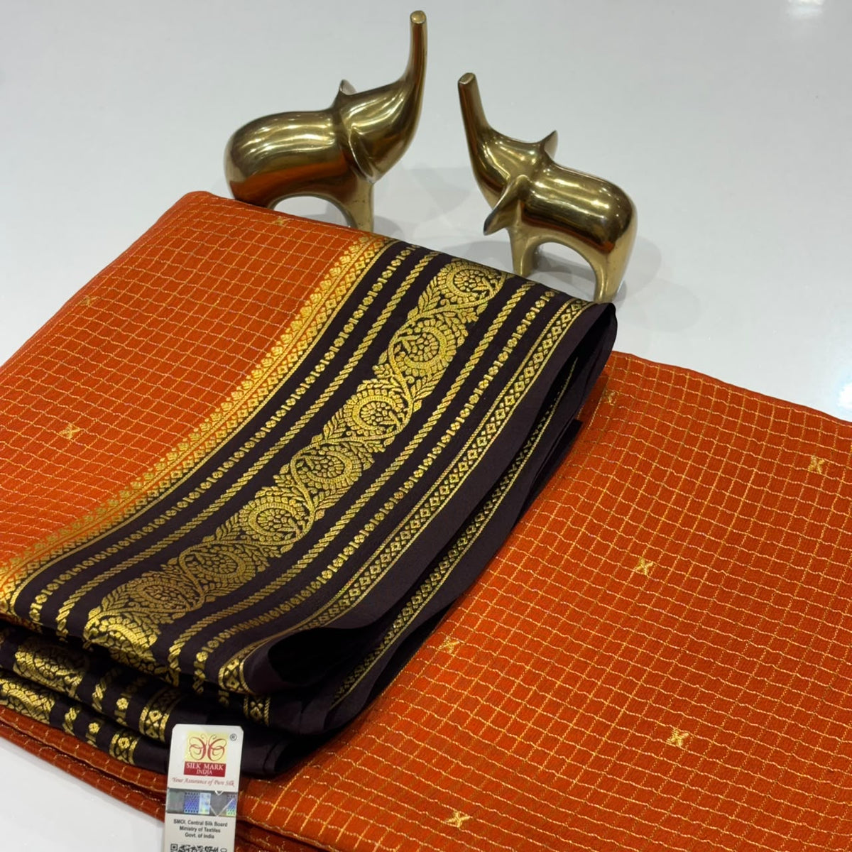 Pure Mysore Crepe Silk Saree