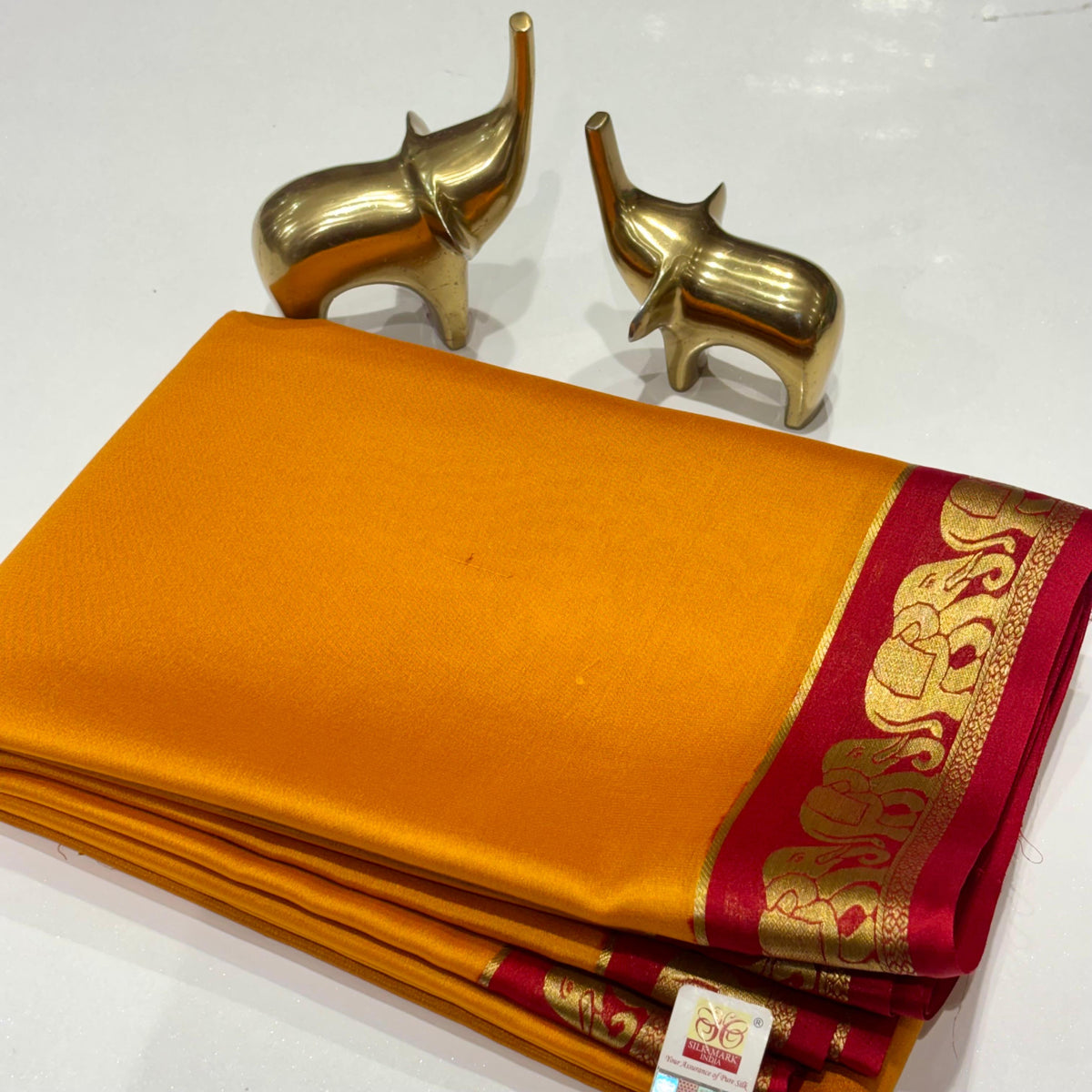 Pure Mysore Crepe Silk Saree
