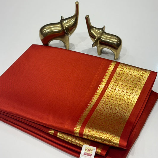 Pure Mysore Crepe Silk Saree