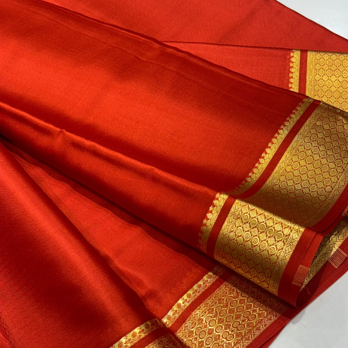 Pure Mysore Crepe Silk Saree