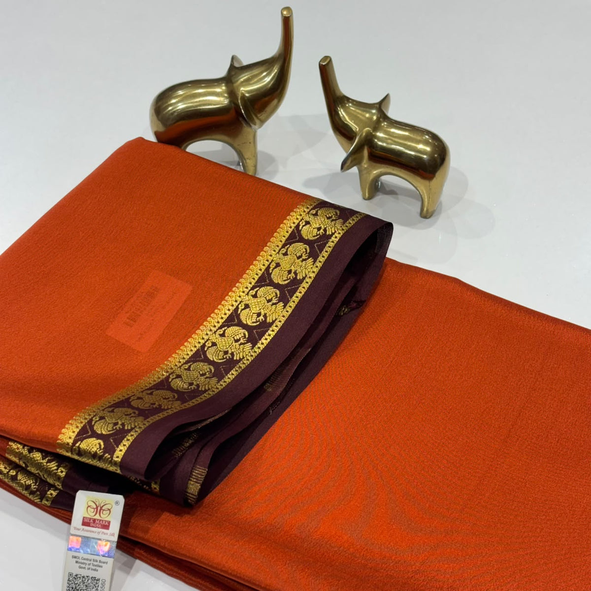 Pure Mysore Crepe Silk Saree
