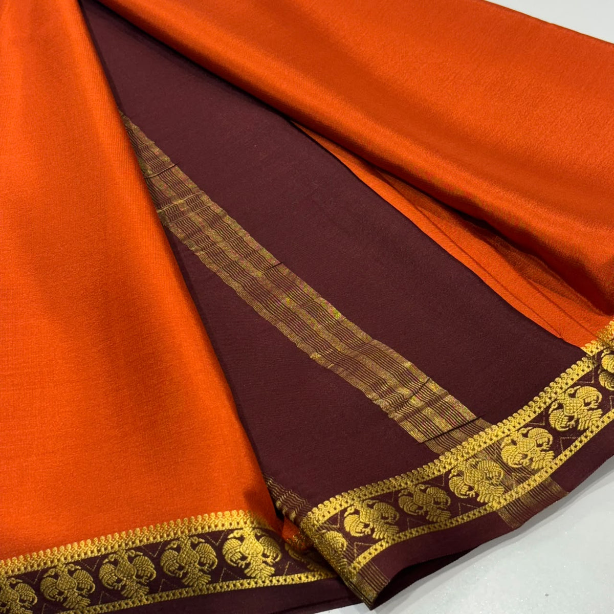 Pure Mysore Crepe Silk Saree