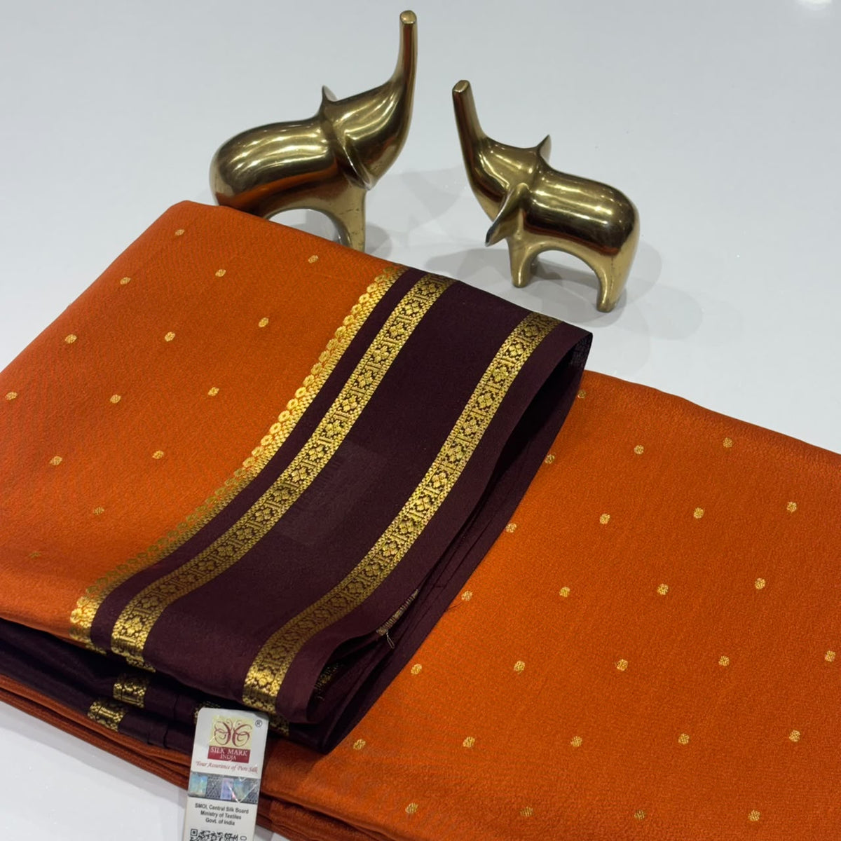 Pure Mysore Crepe Silk Saree