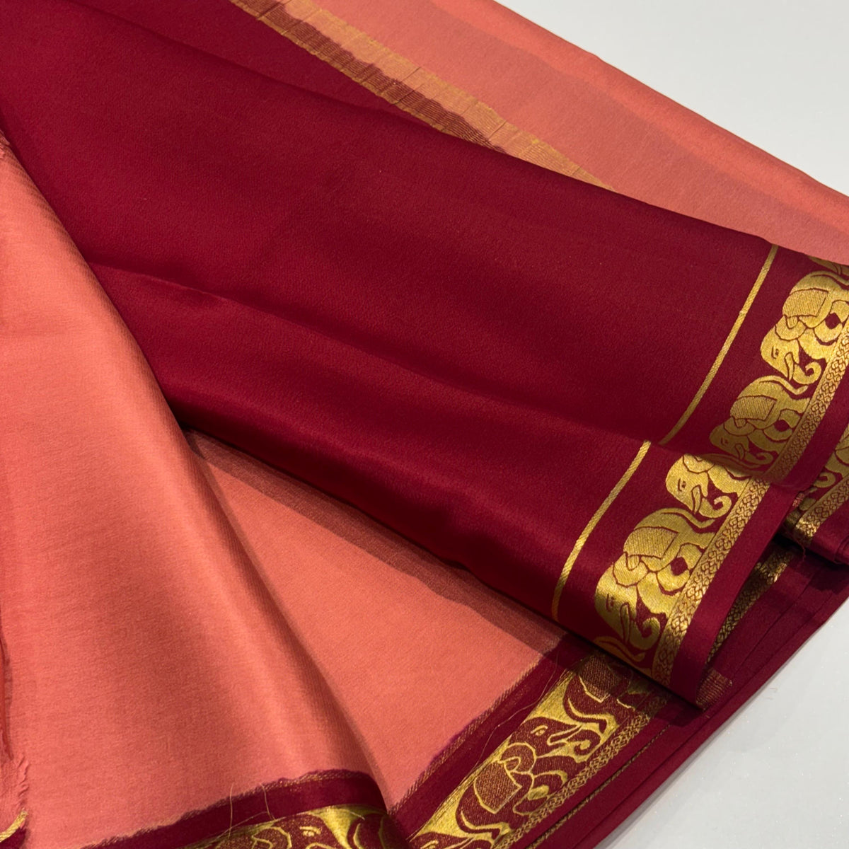 Pure Mysore Crepe Silk Saree
