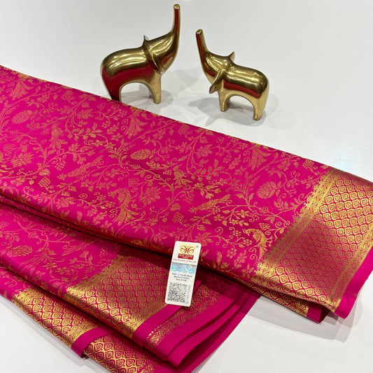 Brocade Pure Mysore Silk Saree