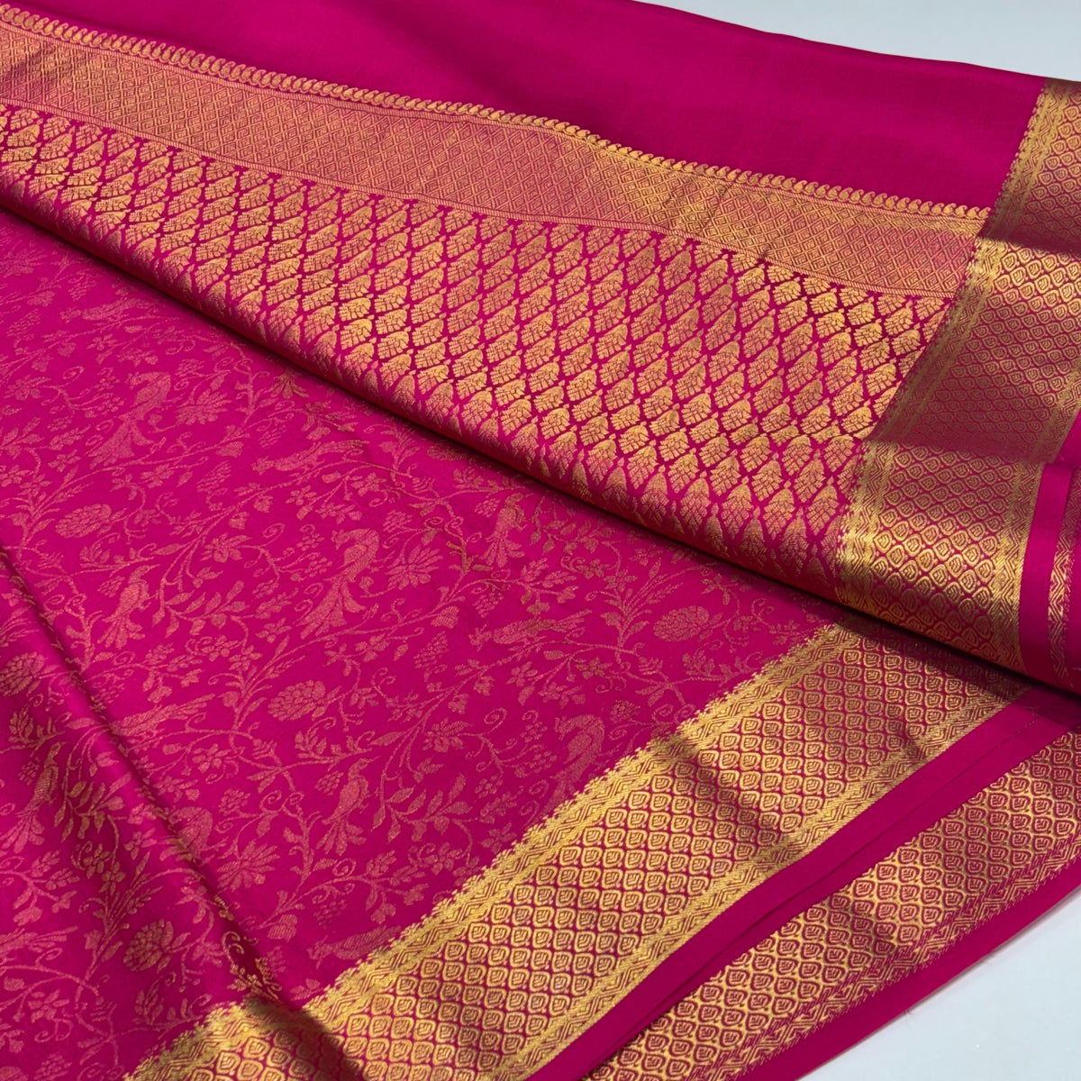 Brocade Pure Mysore Silk Saree