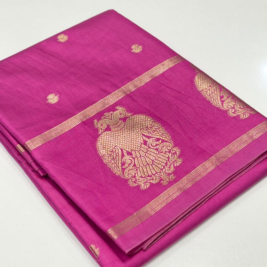 Chanderi Crepe Saree