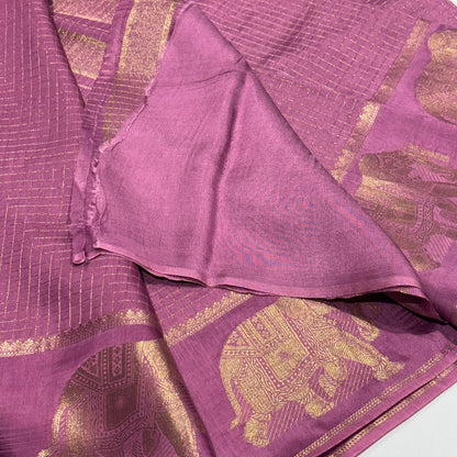 Mysore Crepe Saree