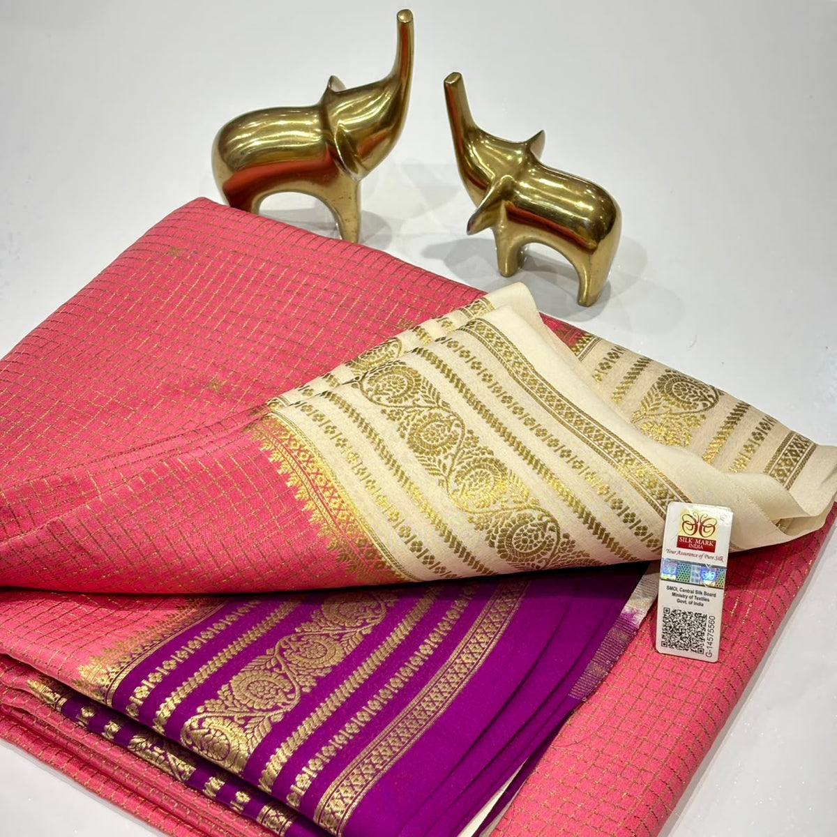 Pure Mysore Crepe Silk Saree
