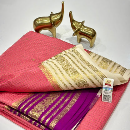 Pure Mysore Crepe Silk Saree