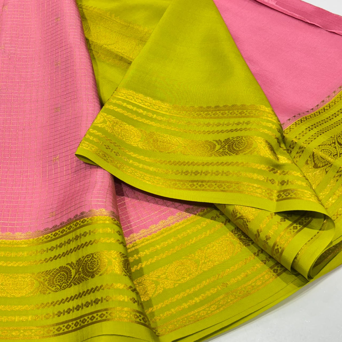 Pure Mysore Crepe Silk Saree