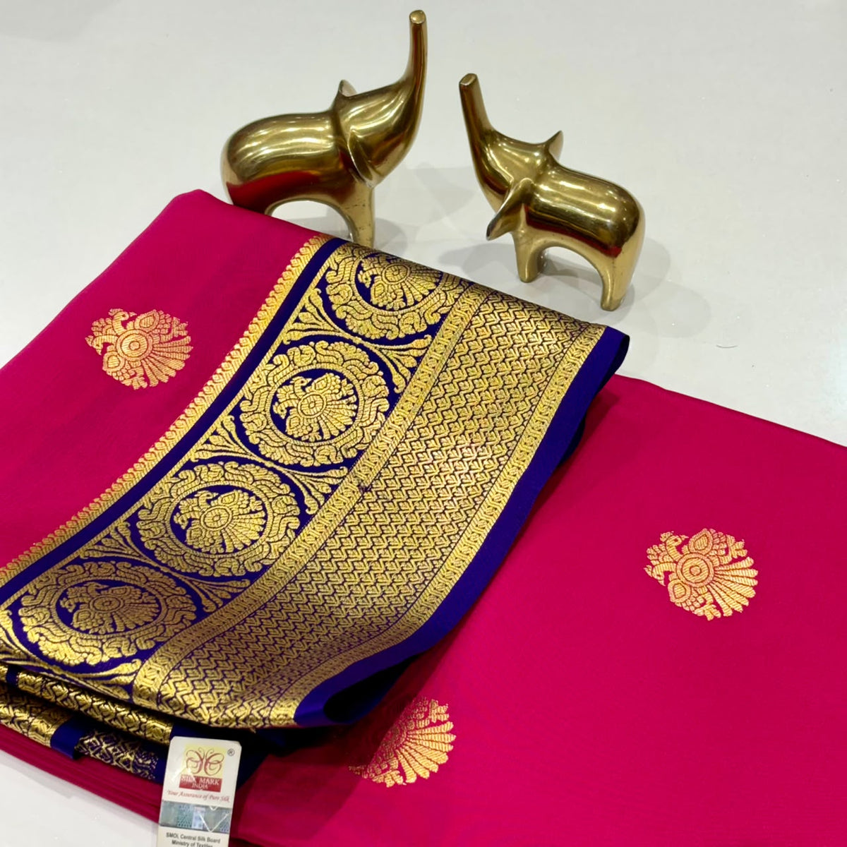 Pure Mysore Crepe Silk Saree