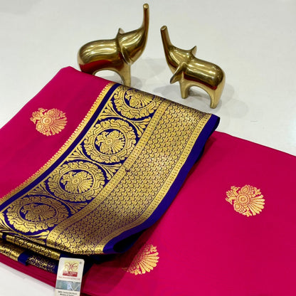 Pure Mysore Crepe Silk Saree