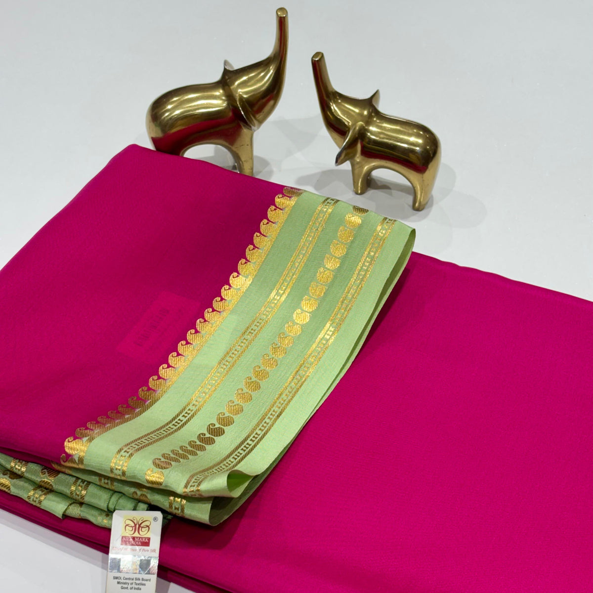 Pure Mysore Crepe Silk Saree