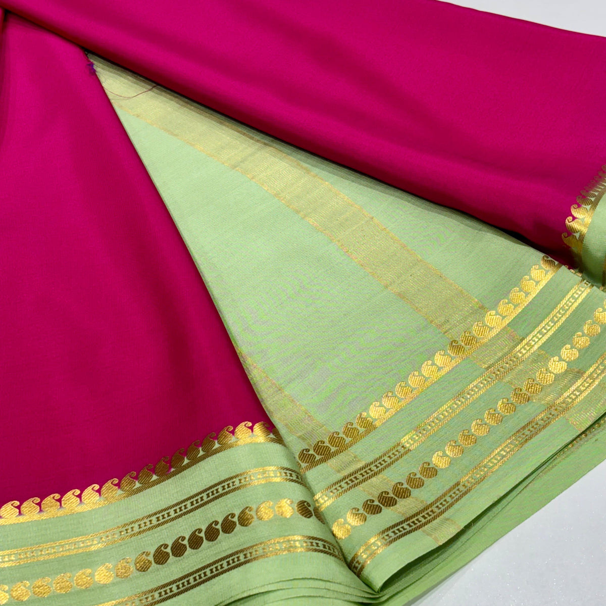 Pure Mysore Crepe Silk Saree