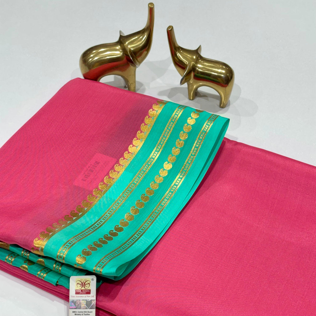 Pure Mysore Crepe Silk Saree