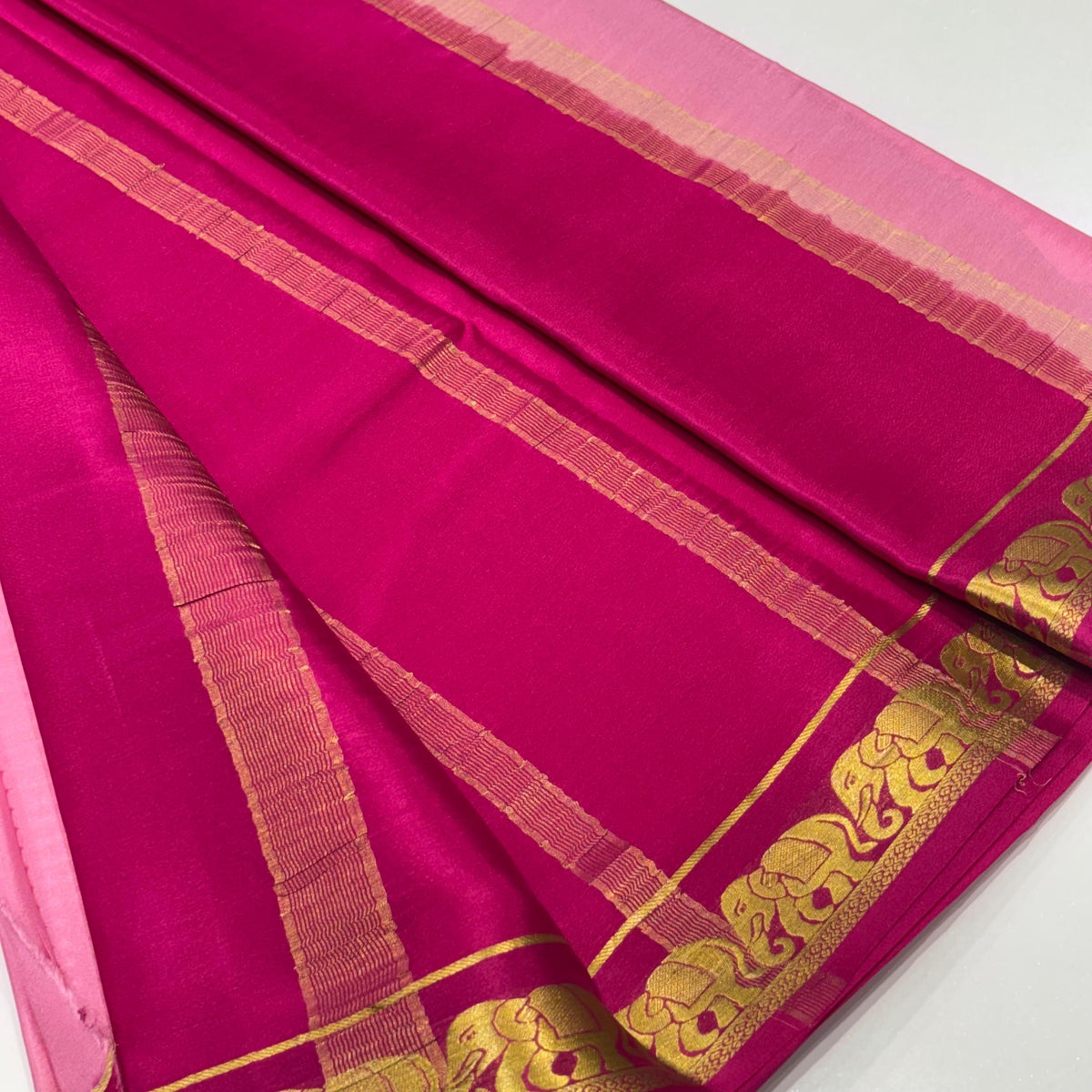 Pure Mysore Crepe Silk Saree