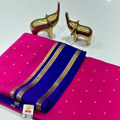 Pure Mysore Crepe Silk Saree