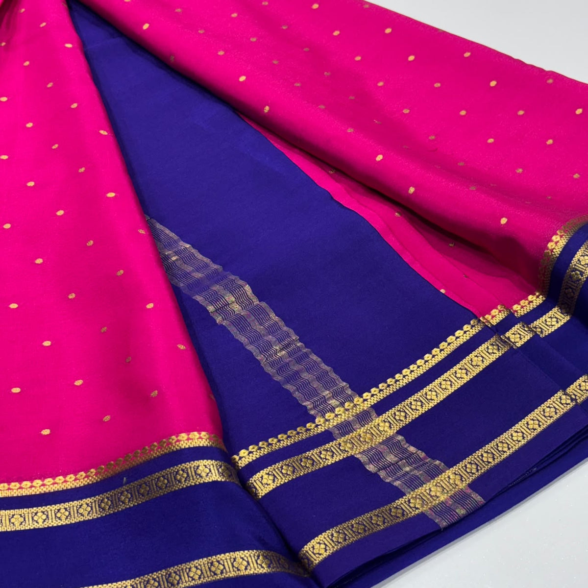 Pure Mysore Crepe Silk Saree