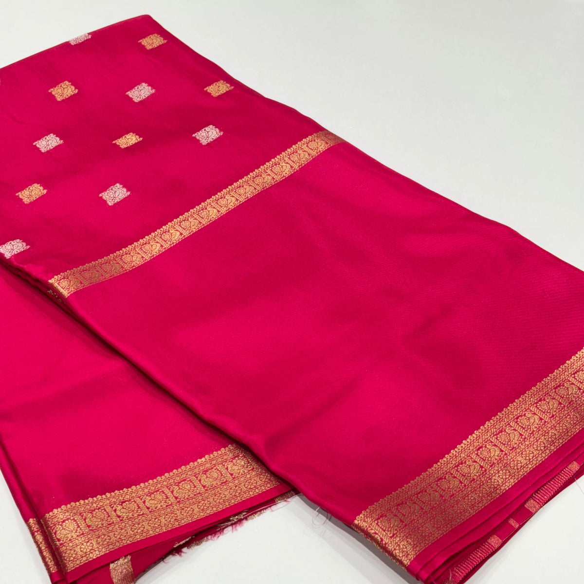 Semi Mysore Crepe Saree