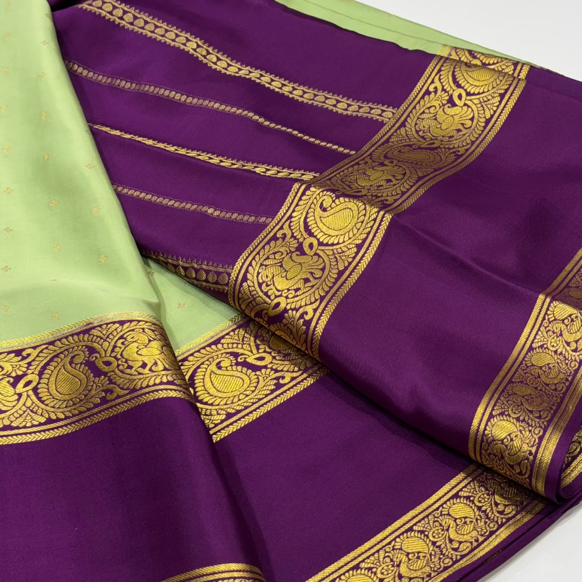 Pure Mysore Crepe Silk Saree