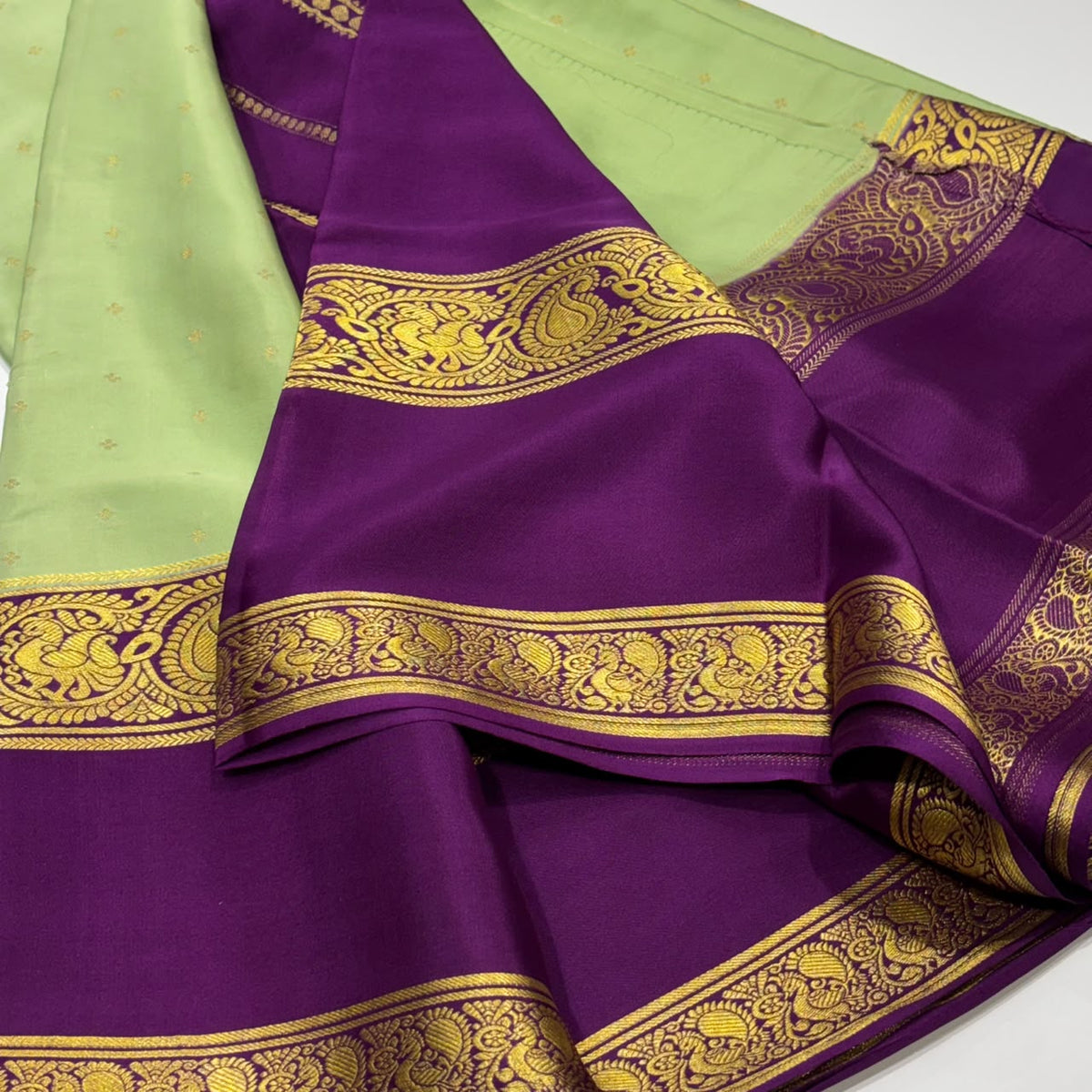 Pure Mysore Crepe Silk Saree