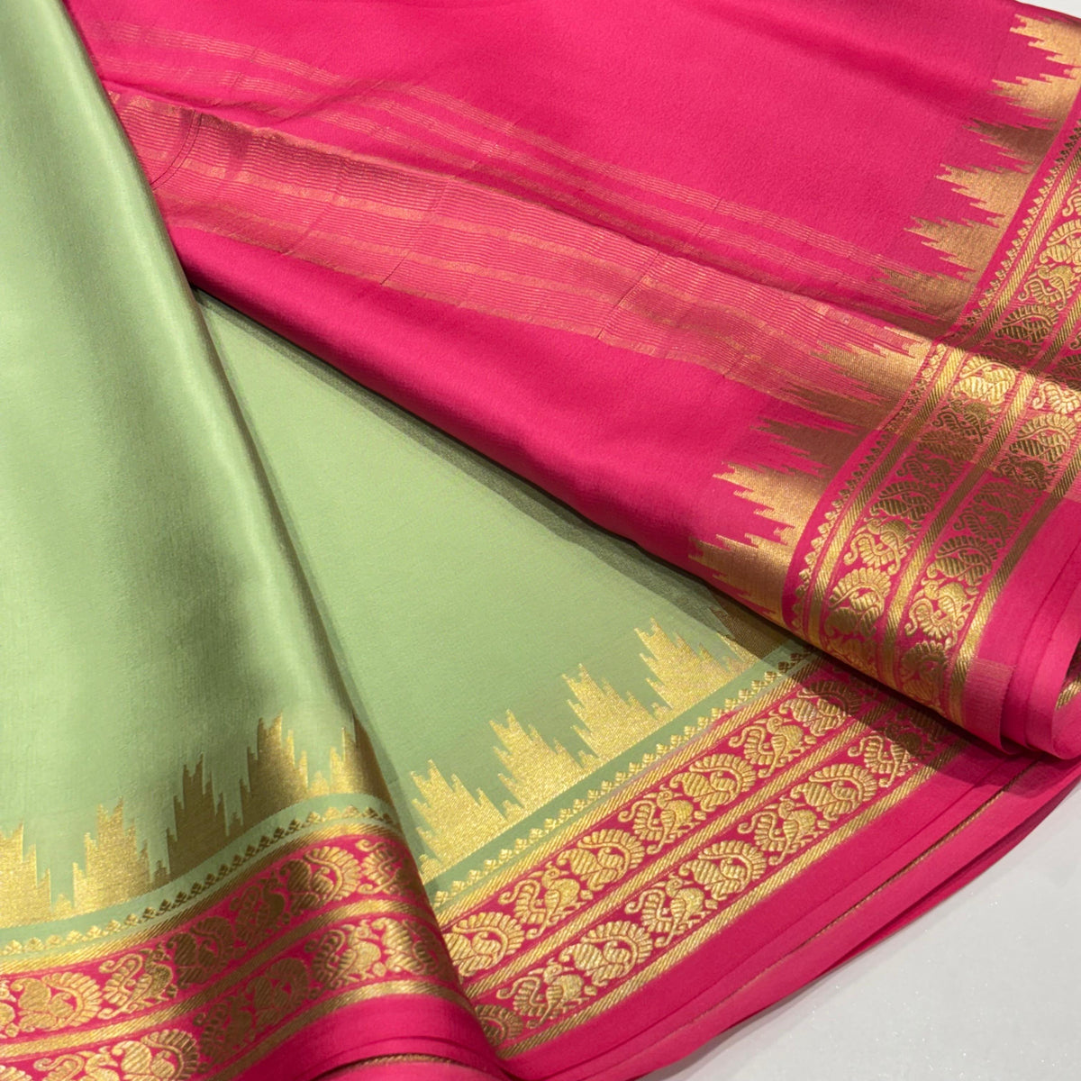 Pure Mysore Crepe Silk Saree