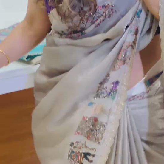 Silky Chiffon Printed Saree