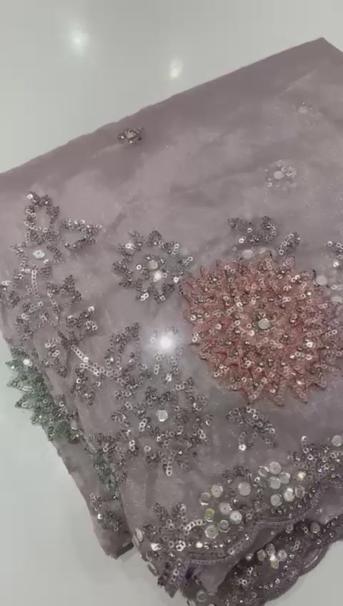 Party Wear Organza Saree