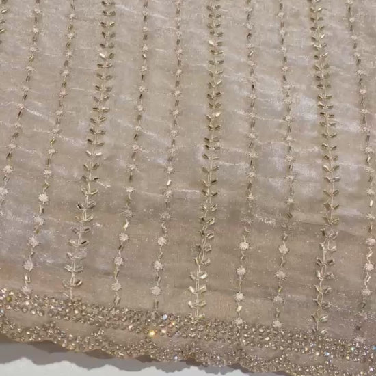 Partywear Chiffon Designer Saree
