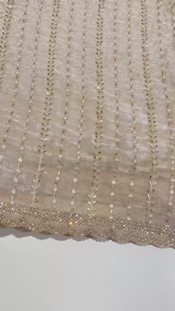 Partywear Chiffon Designer Saree