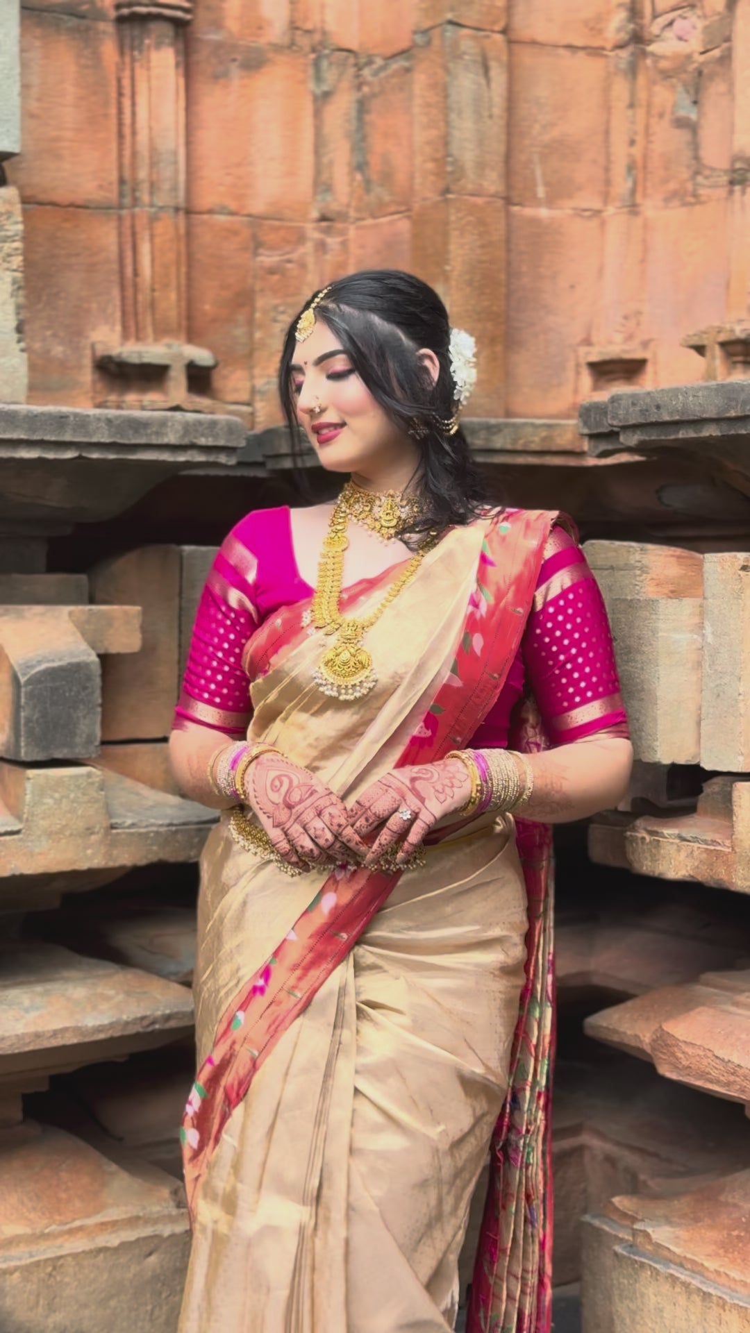 Pure Silk Tissue Paithani Saree