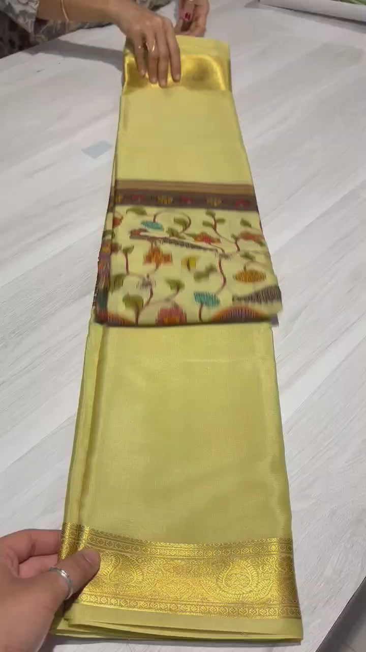 Pure Mysore Silk Saree 