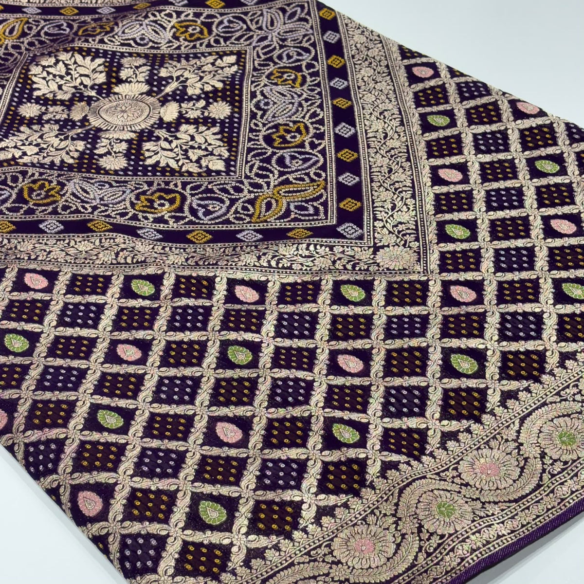Designer Bandhani Saree