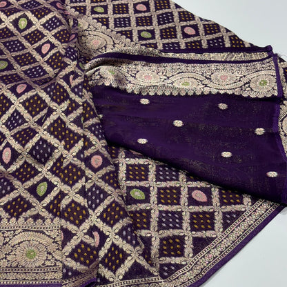 Designer Bandhani Saree