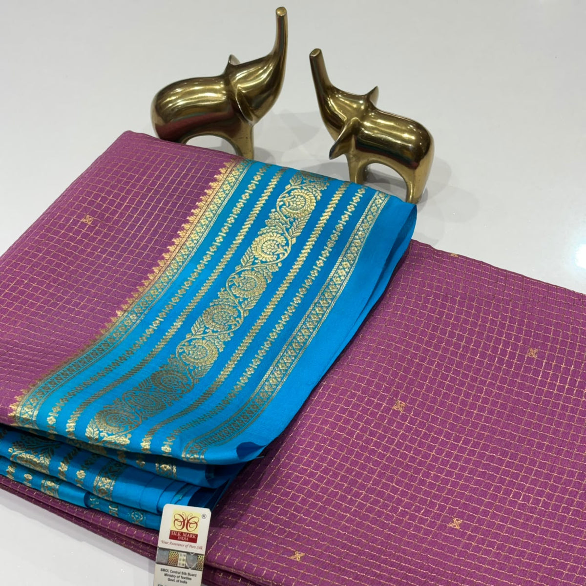 Pure Mysore Crepe Silk Saree