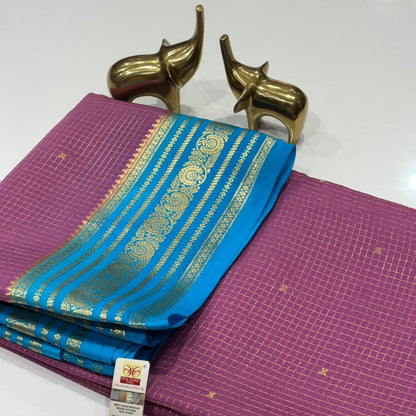 Pure Mysore Crepe Silk Saree