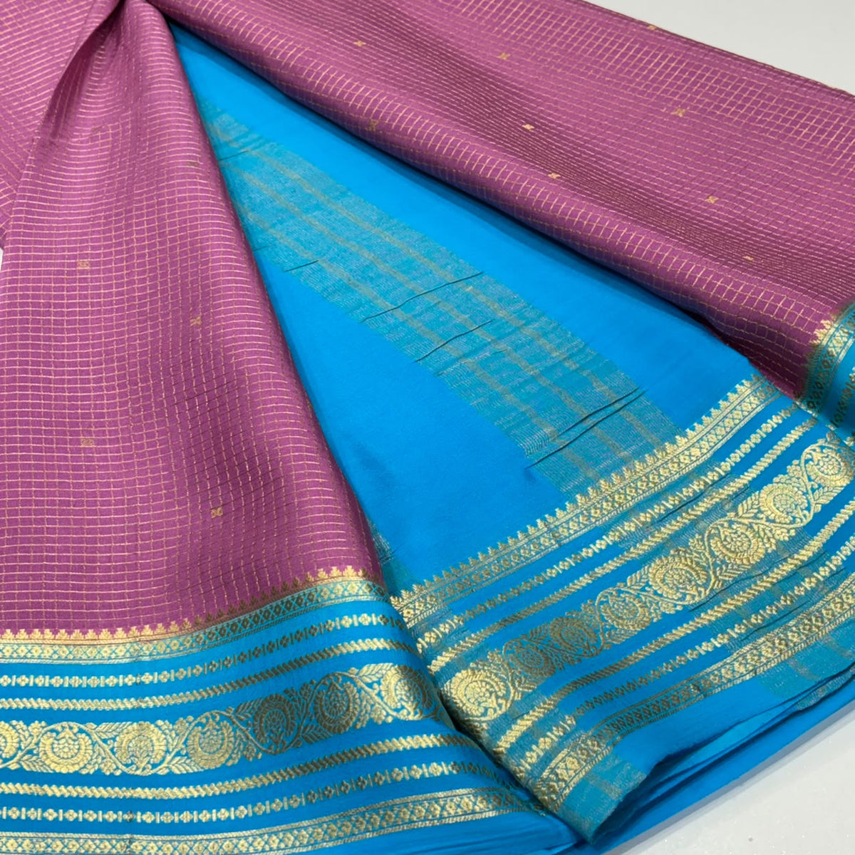 Pure Mysore Crepe Silk Saree