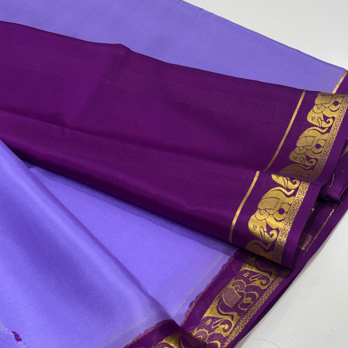 Pure Mysore Crepe Silk Saree
