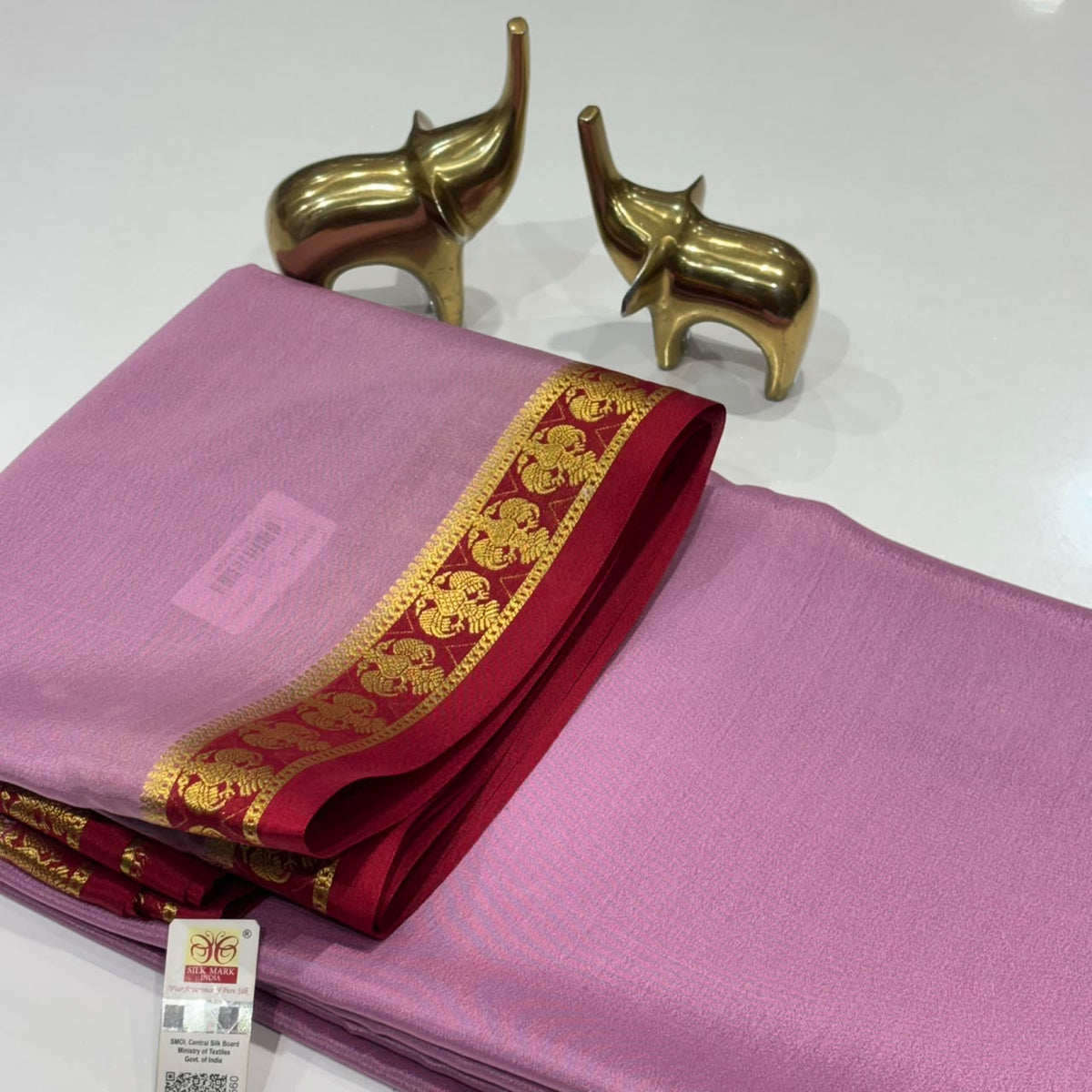 Pure Mysore Crepe Silk Saree