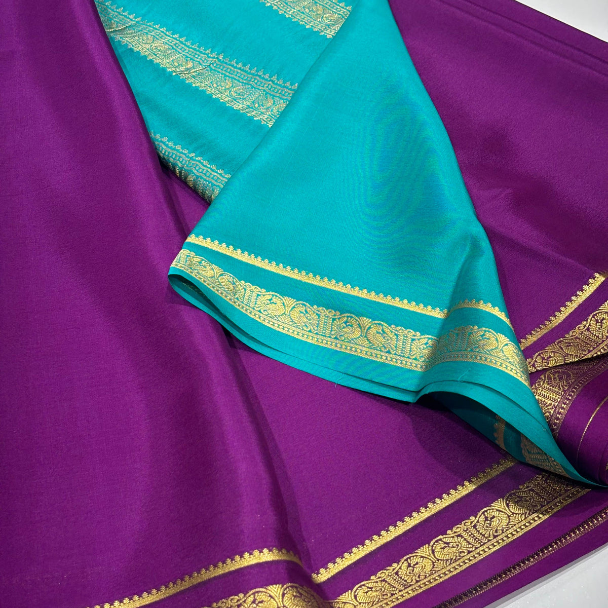 Pure Mysore Crepe Silk Saree