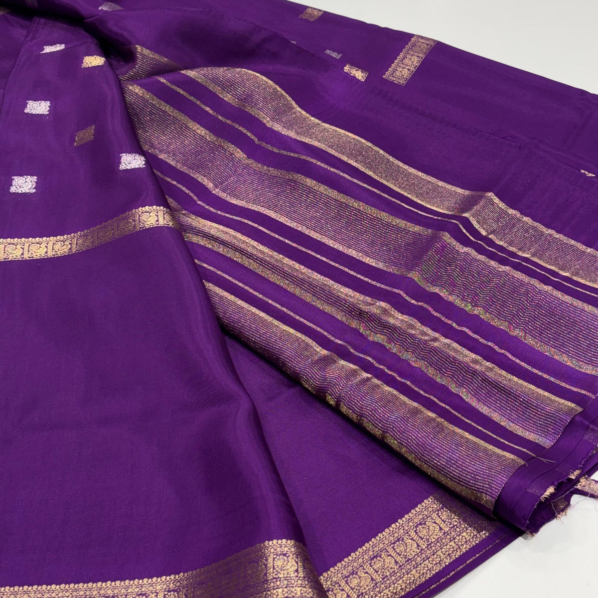 Semi Mysore Crepe Saree