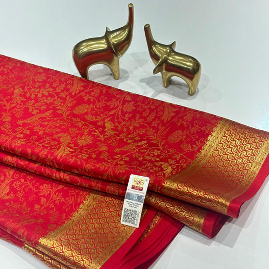Brocade Pure Mysore Silk Saree