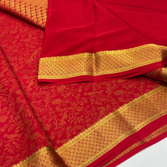Brocade Pure Mysore Silk Saree
