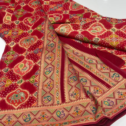 Georgette Patola Saree