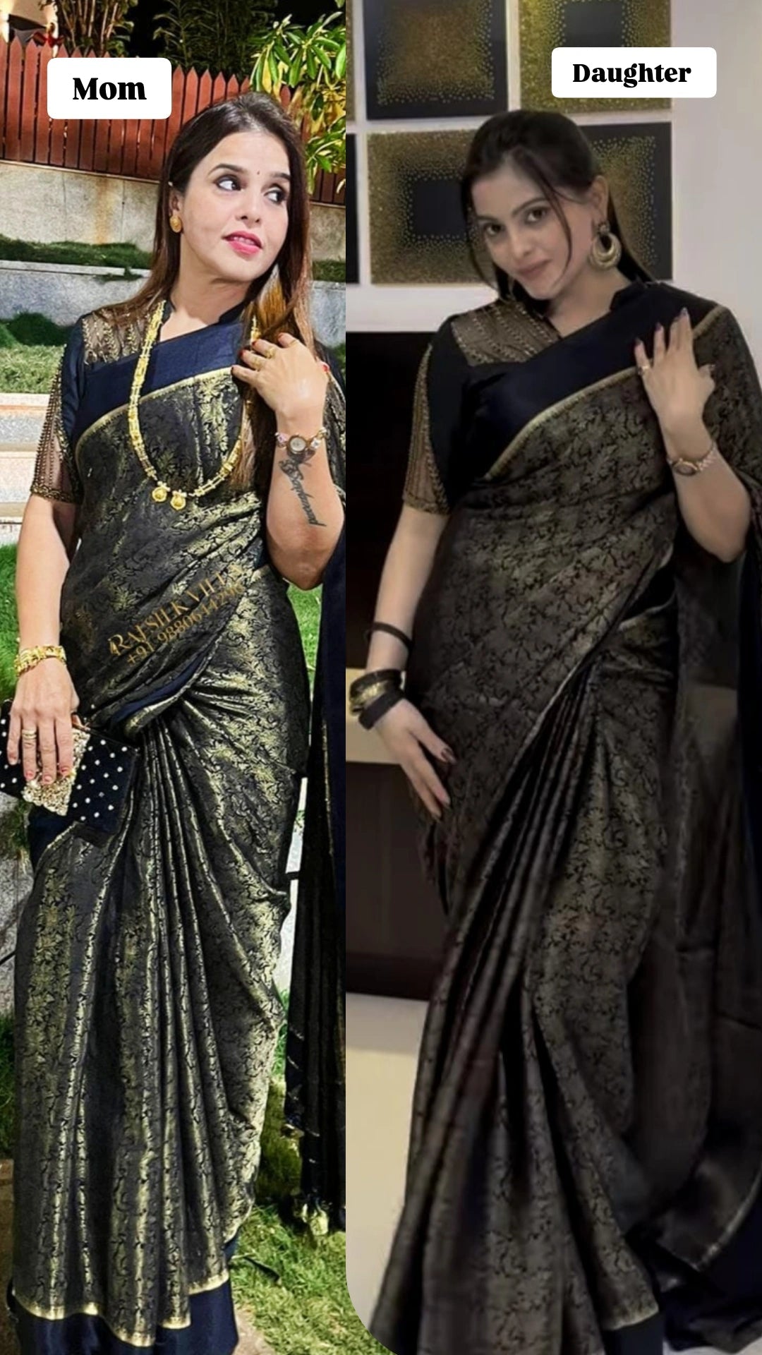 Brocade Pure Mysore Silk Saree | 100 grams | Designer