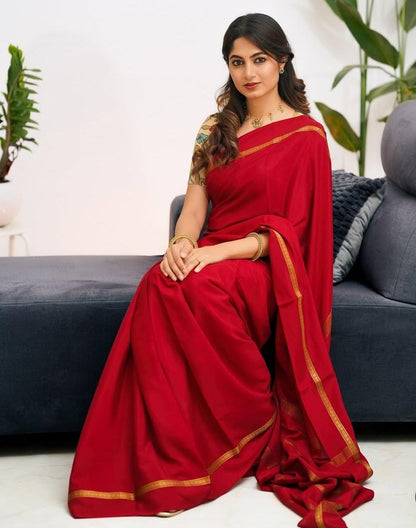 Pure Mysore Silk Saree | 110 grams | Bentex Border