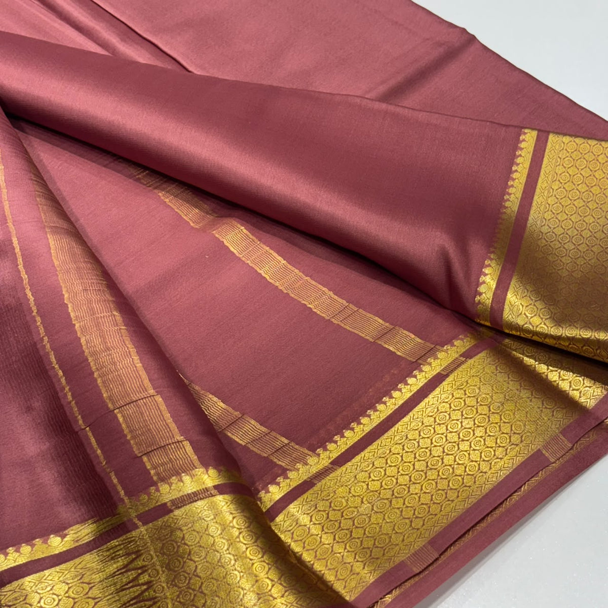 Pure Mysore Crepe Silk Saree