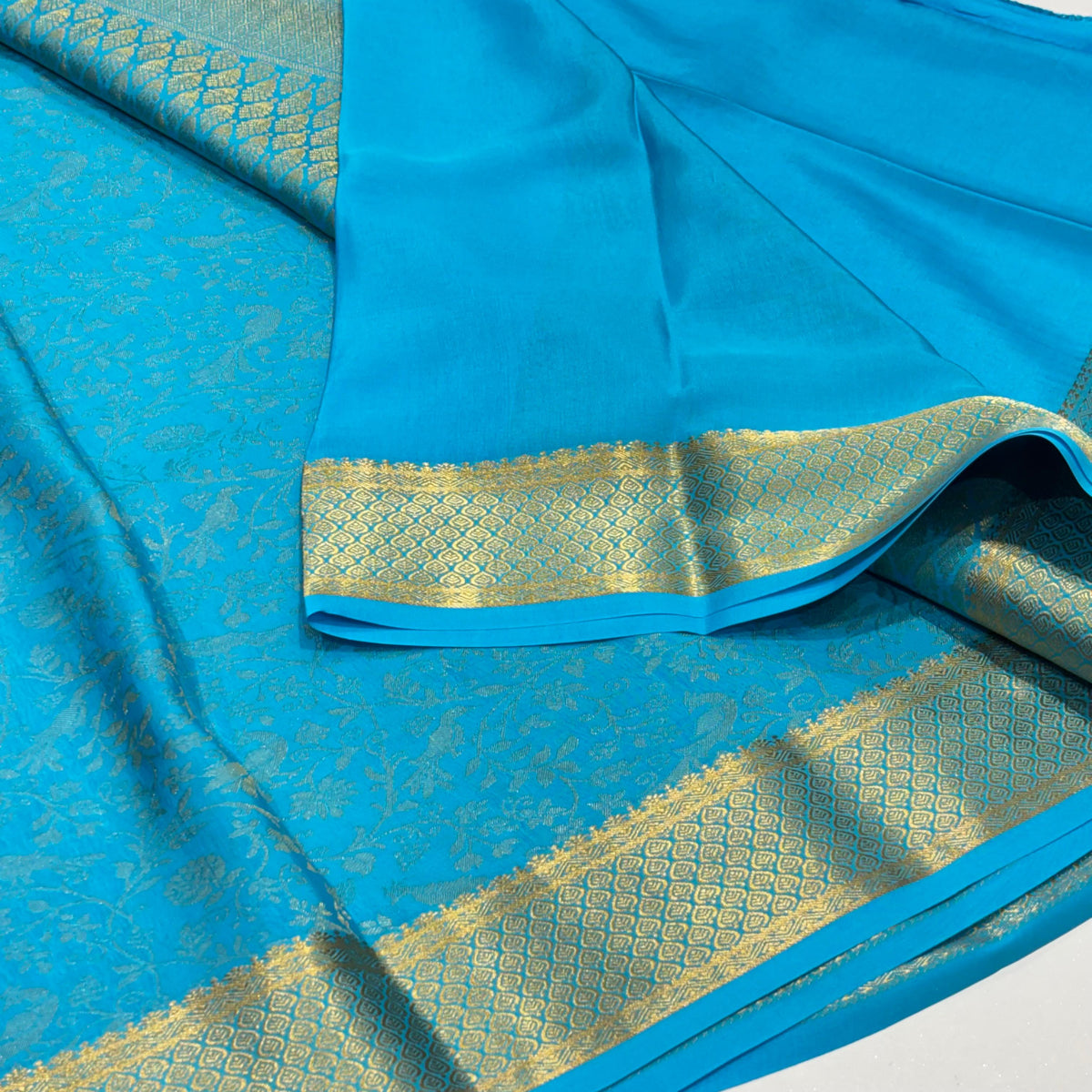 Brocade Pure Mysore Silk Saree